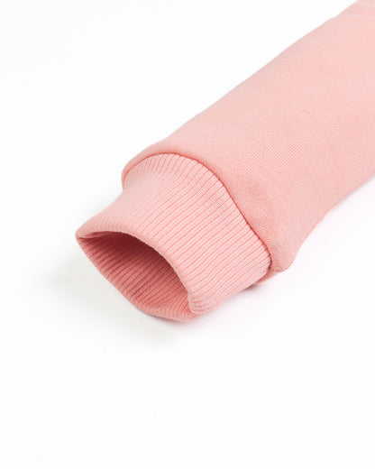 Red Panda Appliqued Fleeced Hoodie Co-ord Set