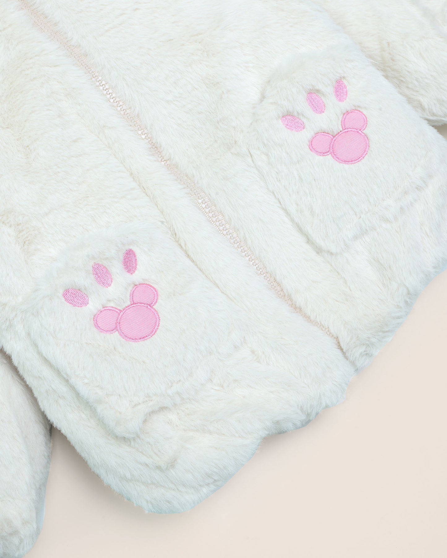 Toy Embroidered Fur Hood Jacket