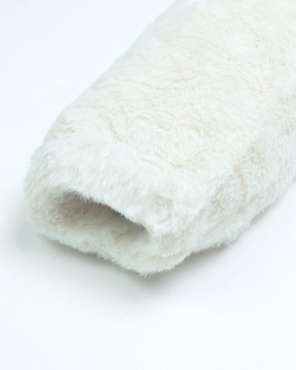 Toy Embroidered Fur Hood Jacket