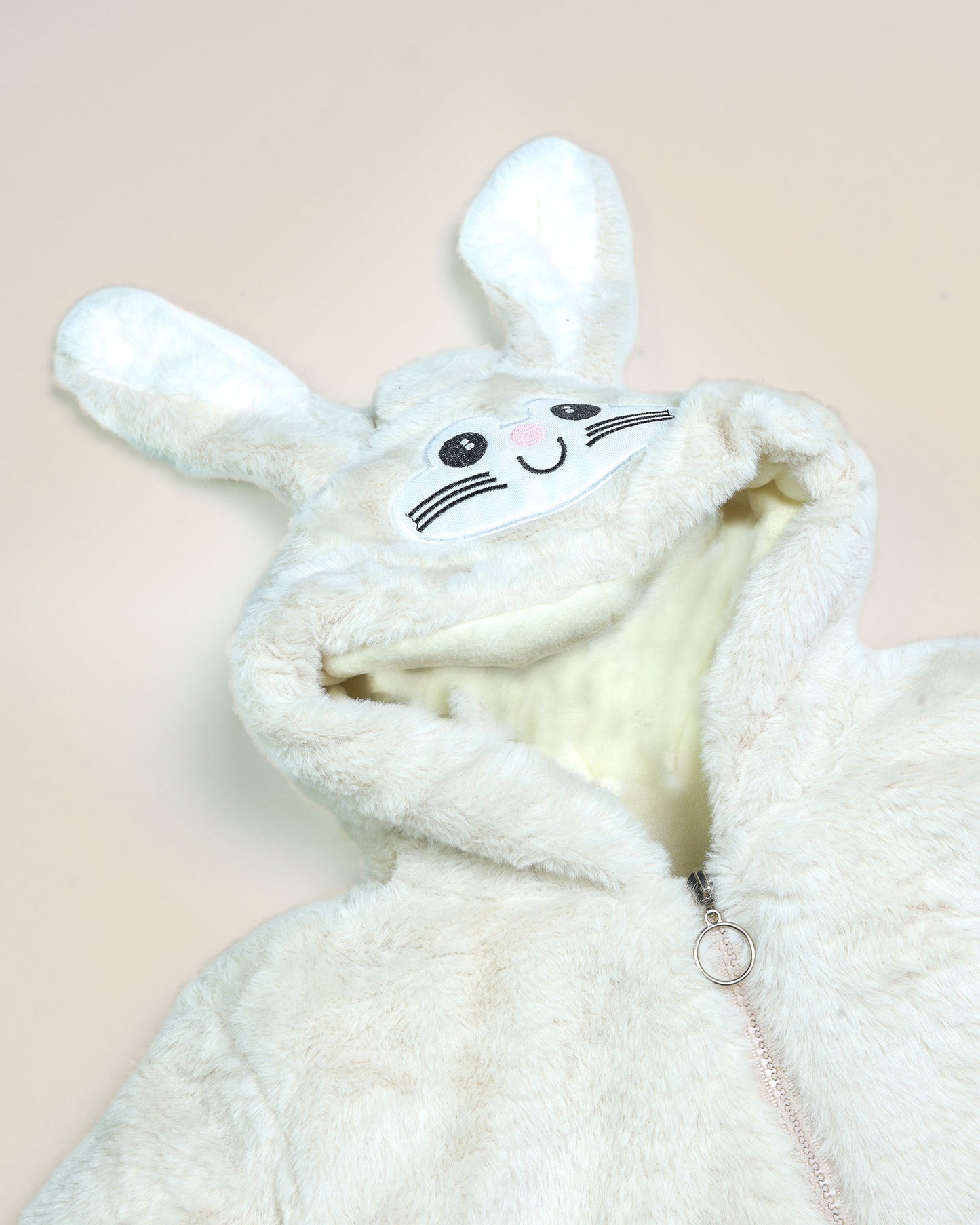 Toy Embroidered Fur Hood Jacket