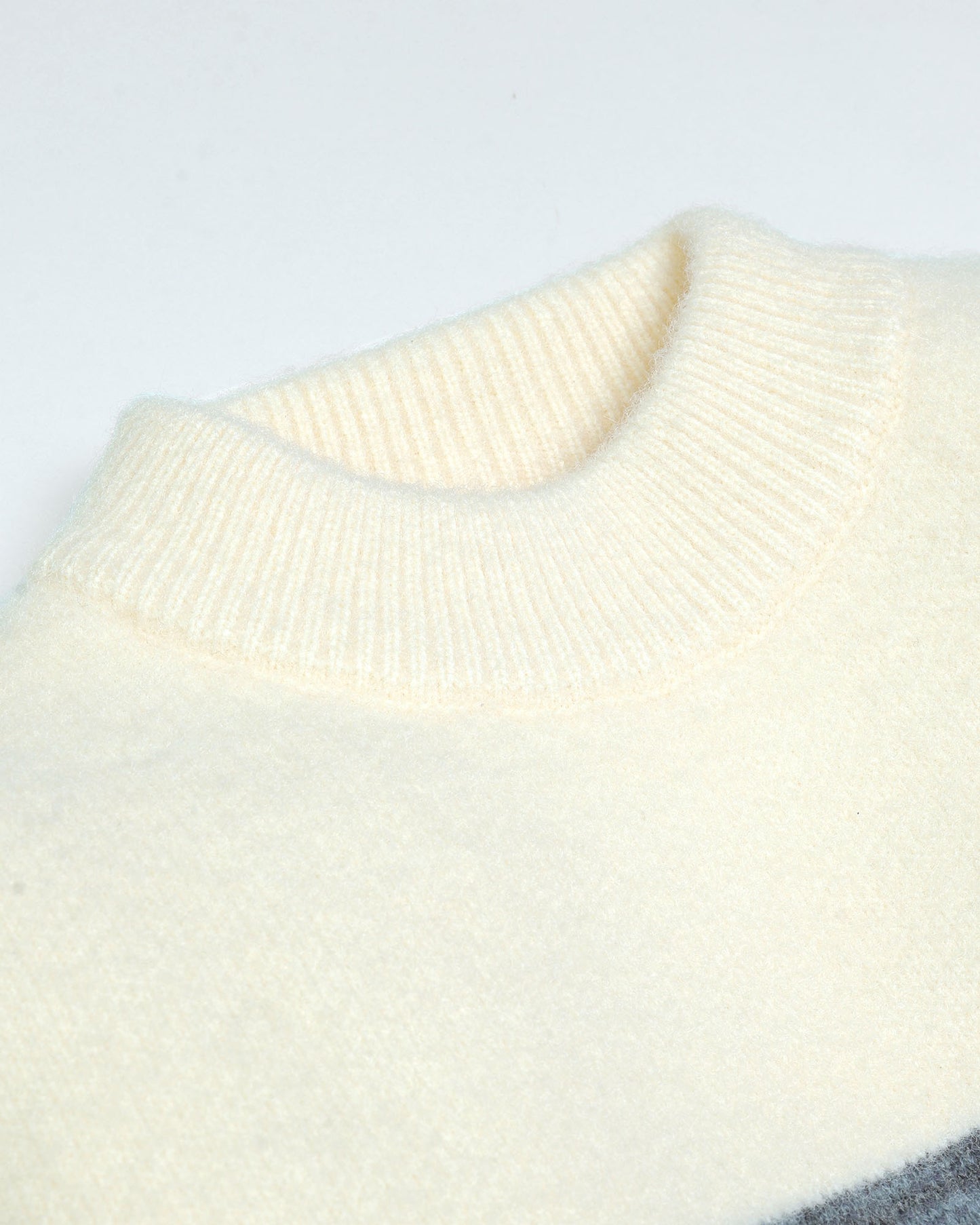 Mickye Tag Appliqued Stripe Sweater