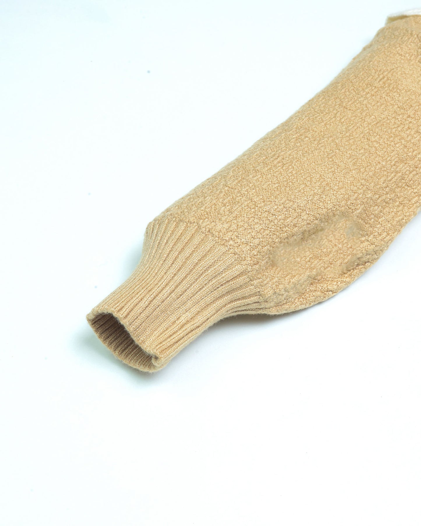 Ruffled High Neck Sweater Casual Frock Dress