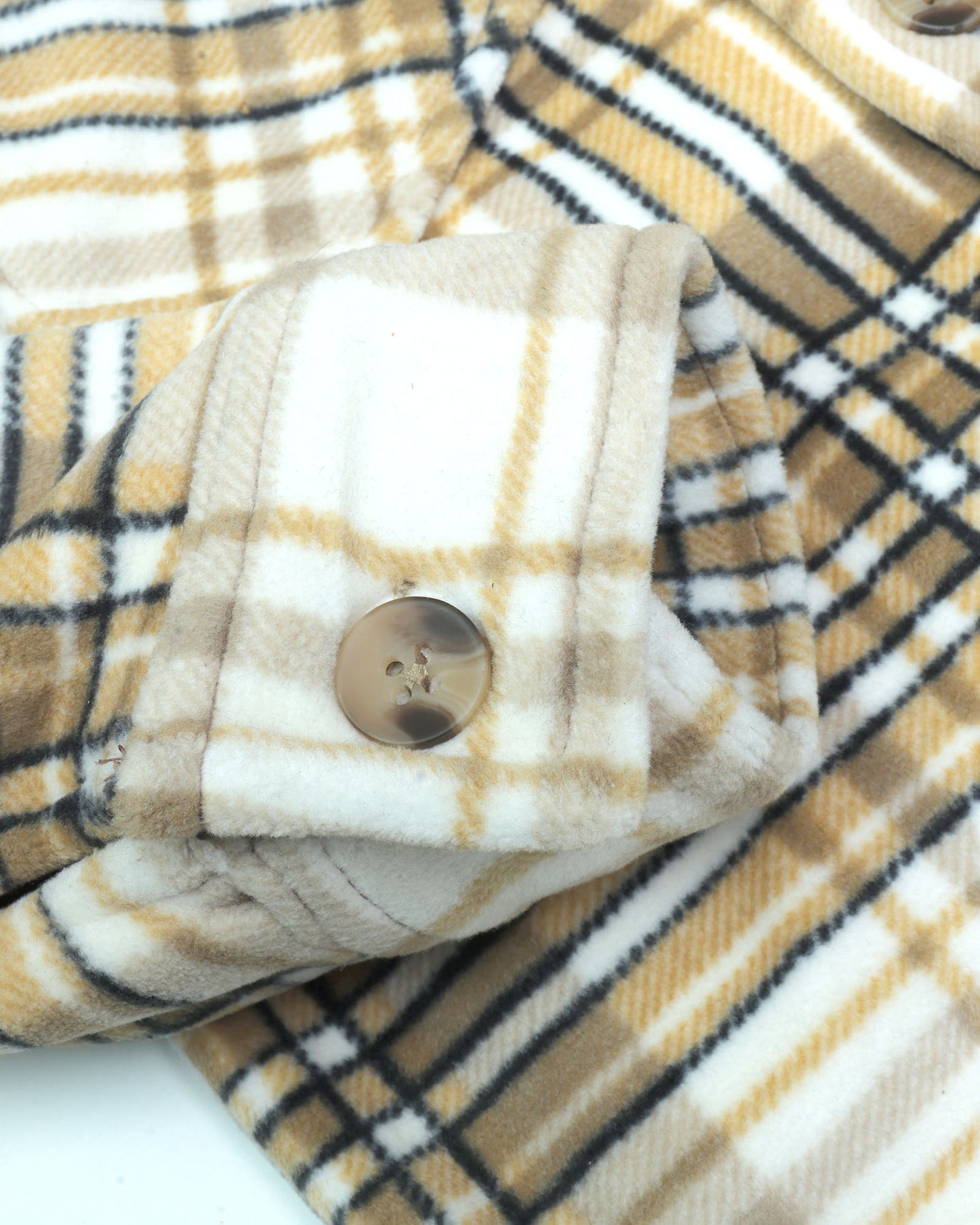 Soft Textured Check Flannel Jacket
