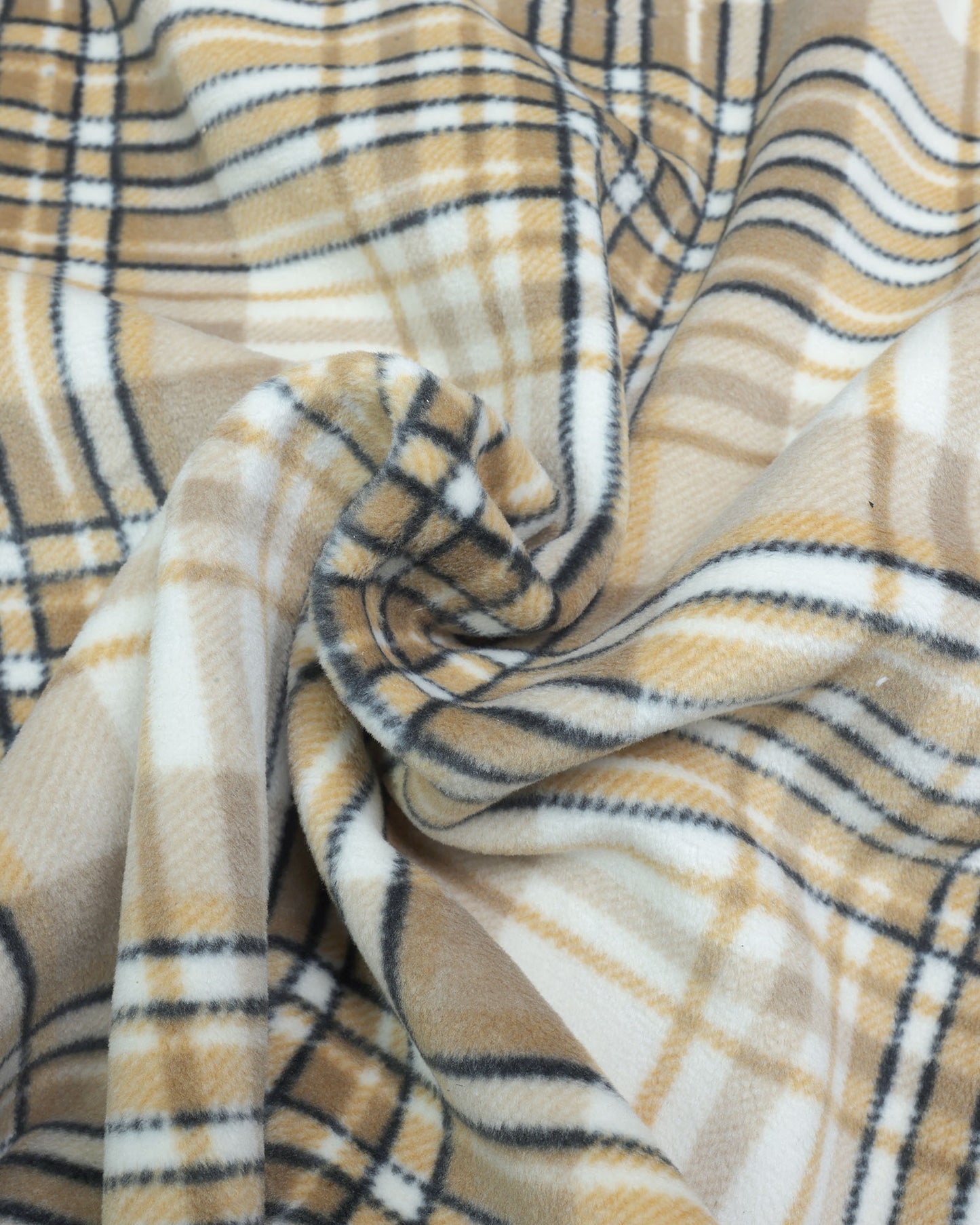 Soft Textured Check Flannel Jacket