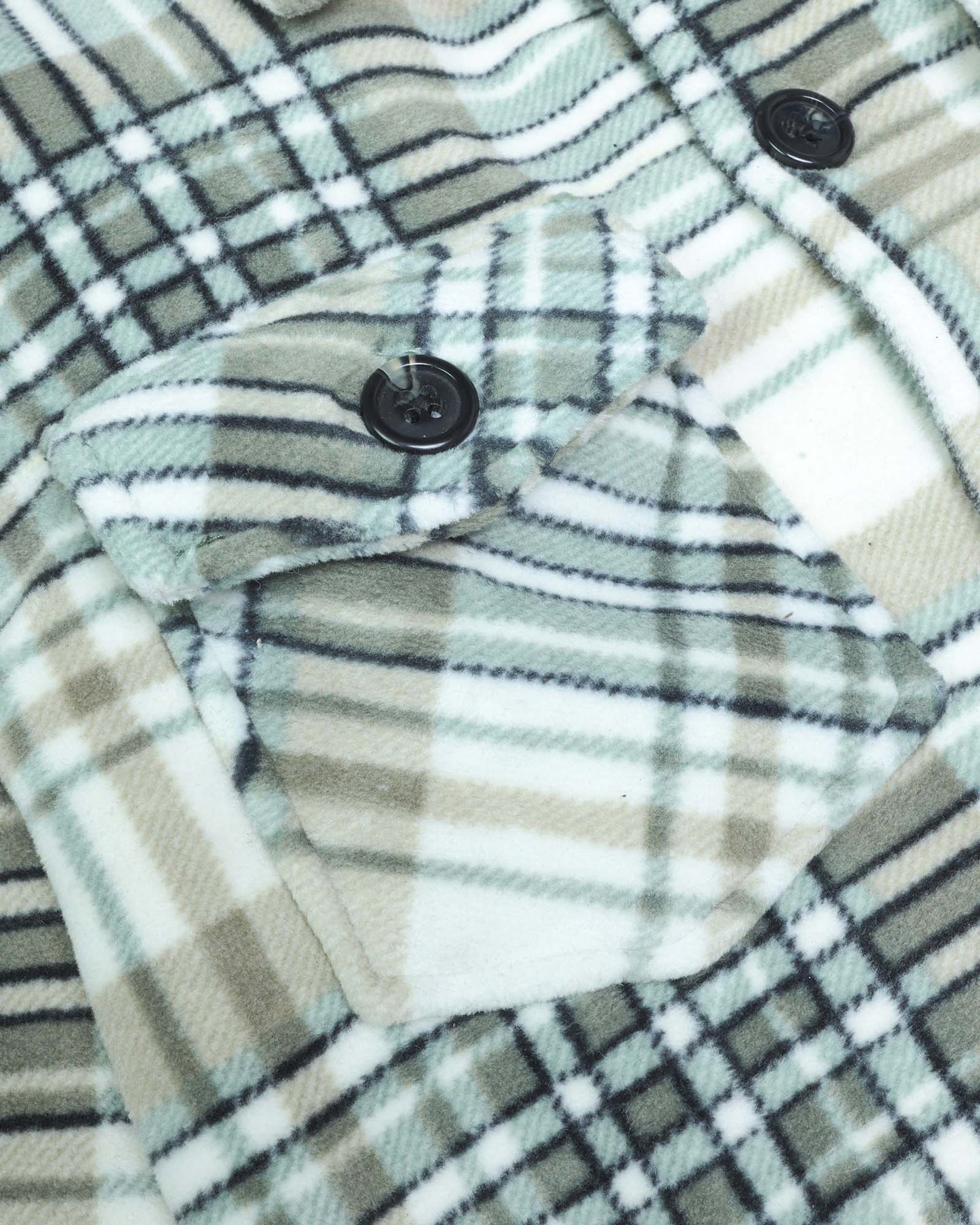 Soft Textured Check Flannel Jacket