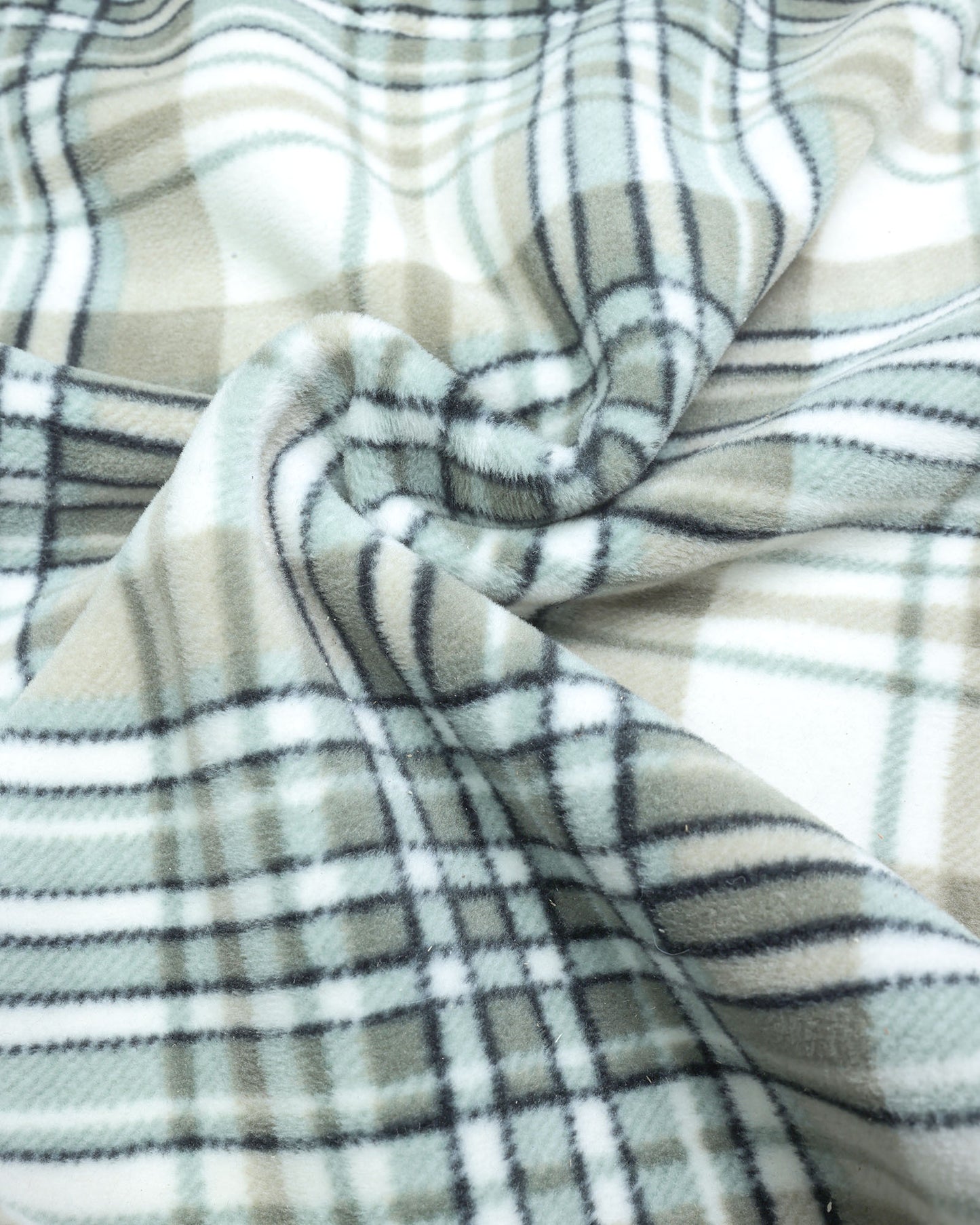 Soft Textured Check Flannel Jacket