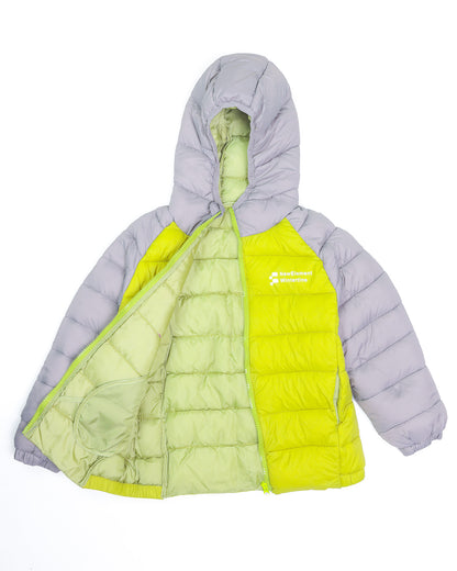 Dual Tone New Element Printed Puffer Jacket