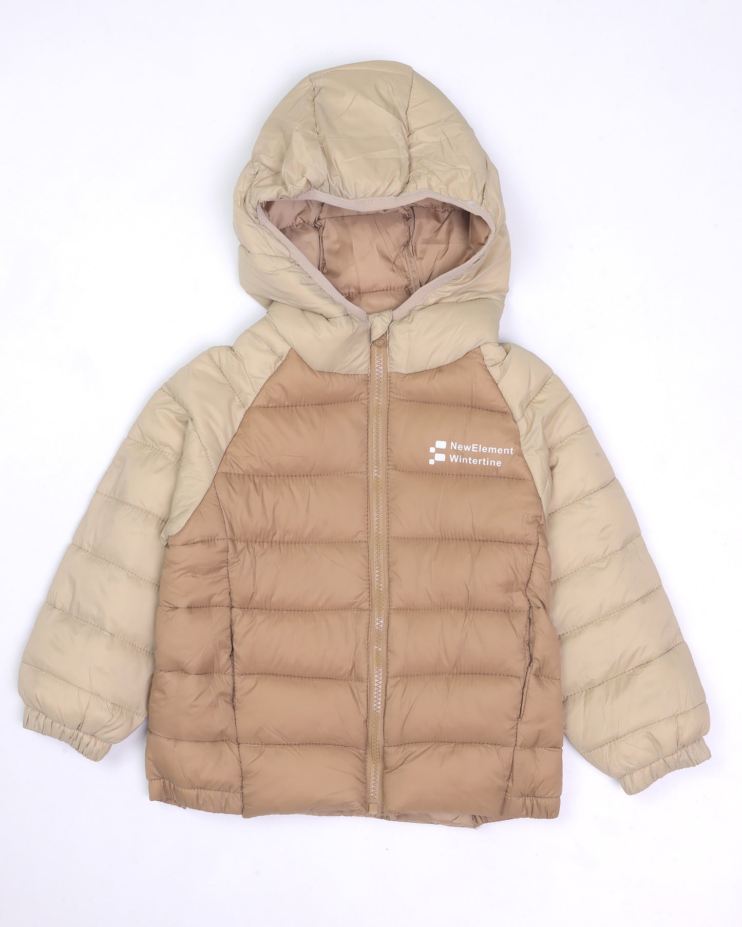 Dual Tone New Element Printed Puffer Jacket