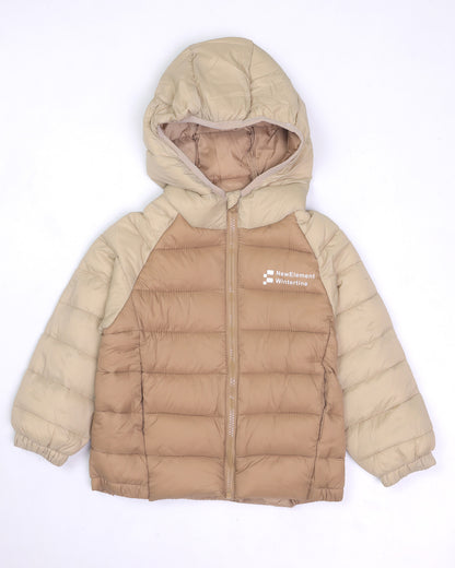 Dual Tone New Element Printed Puffer Jacket