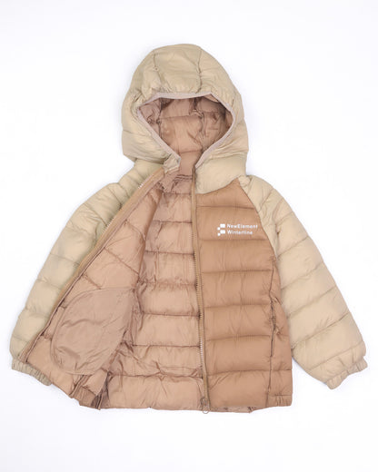 Dual Tone New Element Printed Puffer Jacket