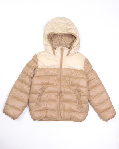 Classic Dual Tone Puffer Jacket
