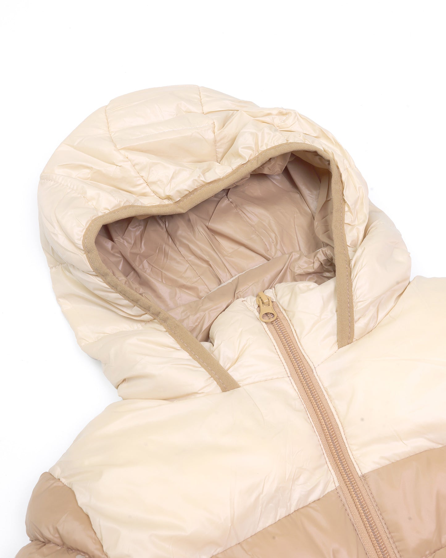Classic Dual Tone Puffer Jacket