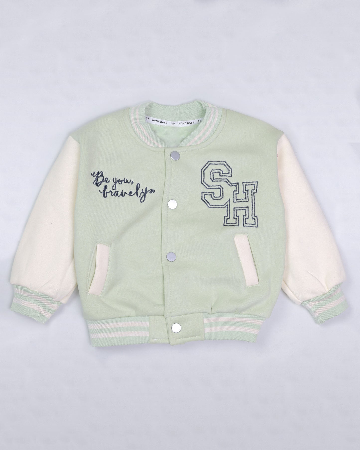 SH Embroidered Baseball Jacket
