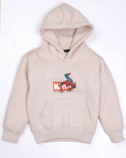 Marvel Spiderman Printed Fleeced Hoodie