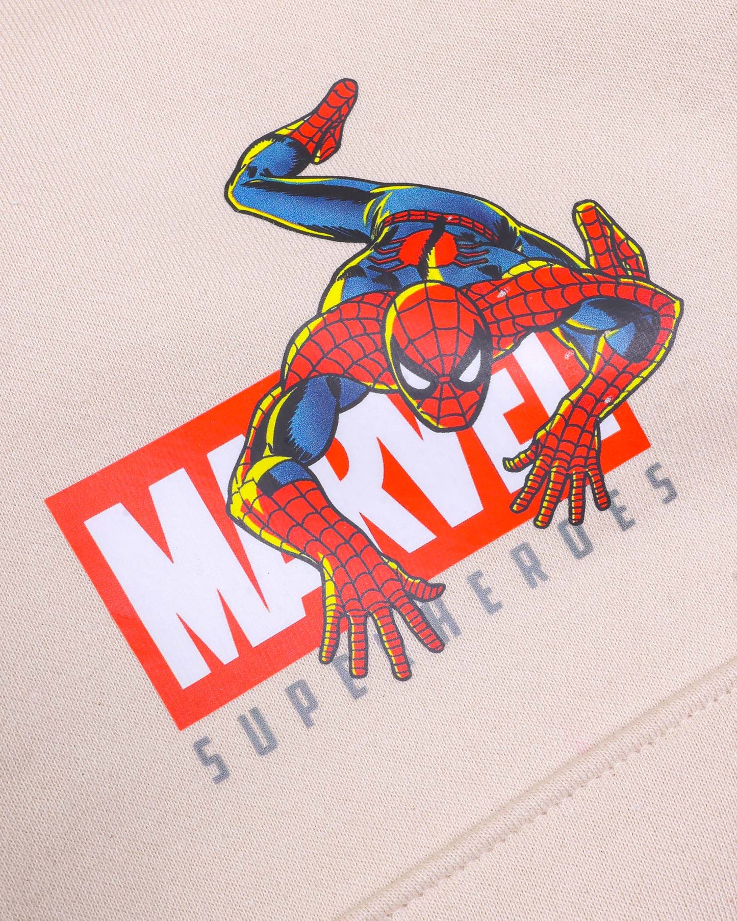 Marvel Spiderman Printed Fleeced Hoodie