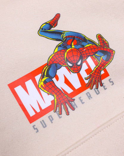 Marvel Spiderman Printed Fleeced Hoodie