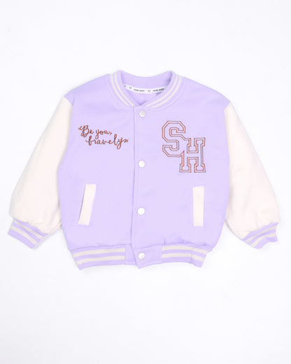 SH Embroidered Baseball Jacket
