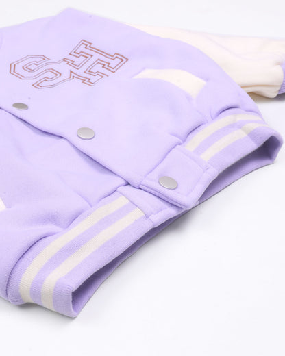 SH Embroidered Baseball Jacket