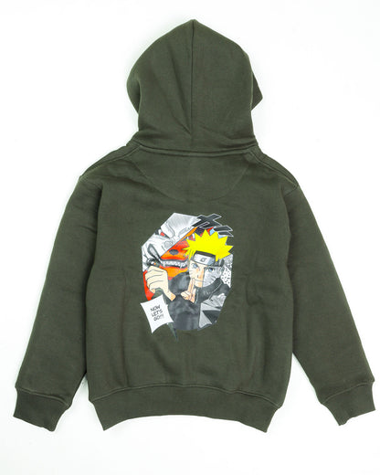 Naruto Printed Fleeced Hoodie