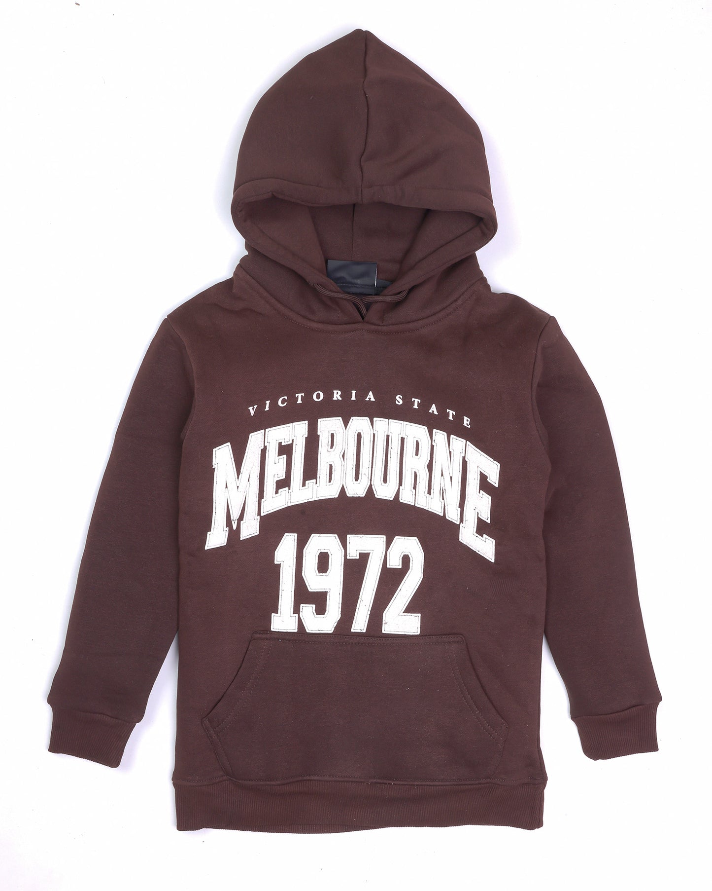 Melbourne Printed Fleeced Hoodie