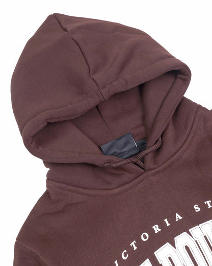 Melbourne Printed Fleeced Hoodie