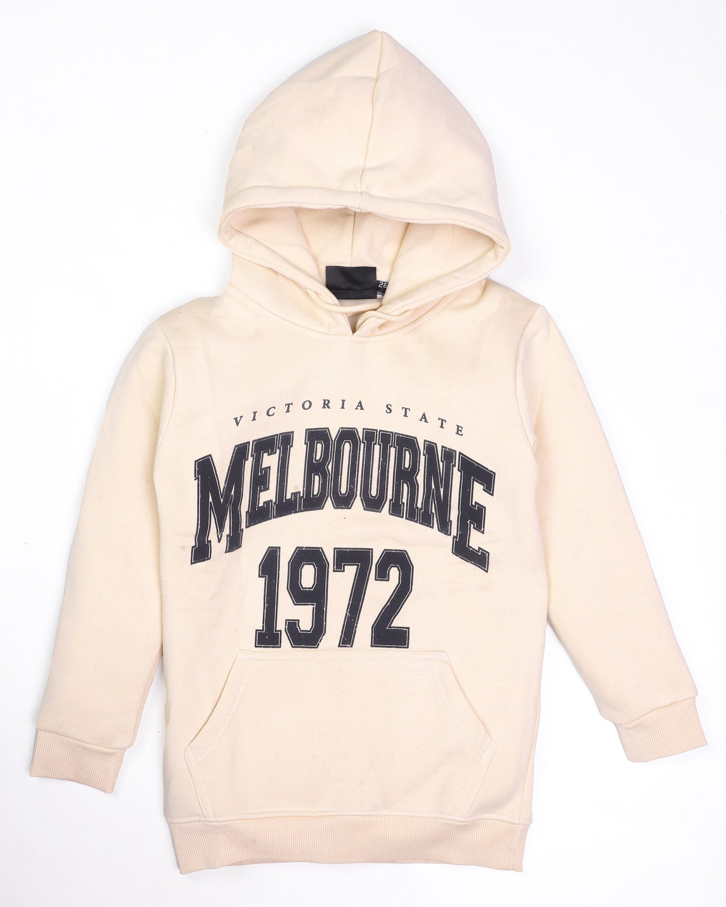 Melbourne Printed Fleeced Hoodie