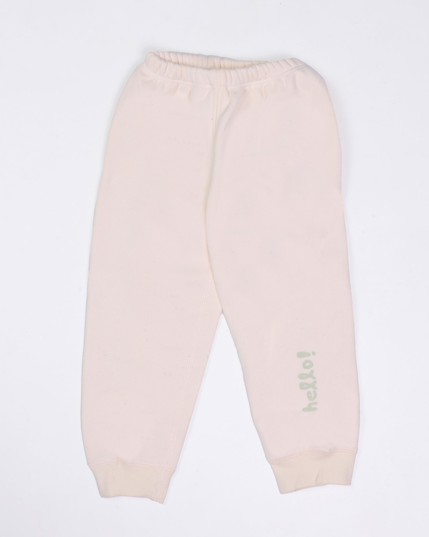 Bow Appliqued Printed Fleeced Co-Ord Set