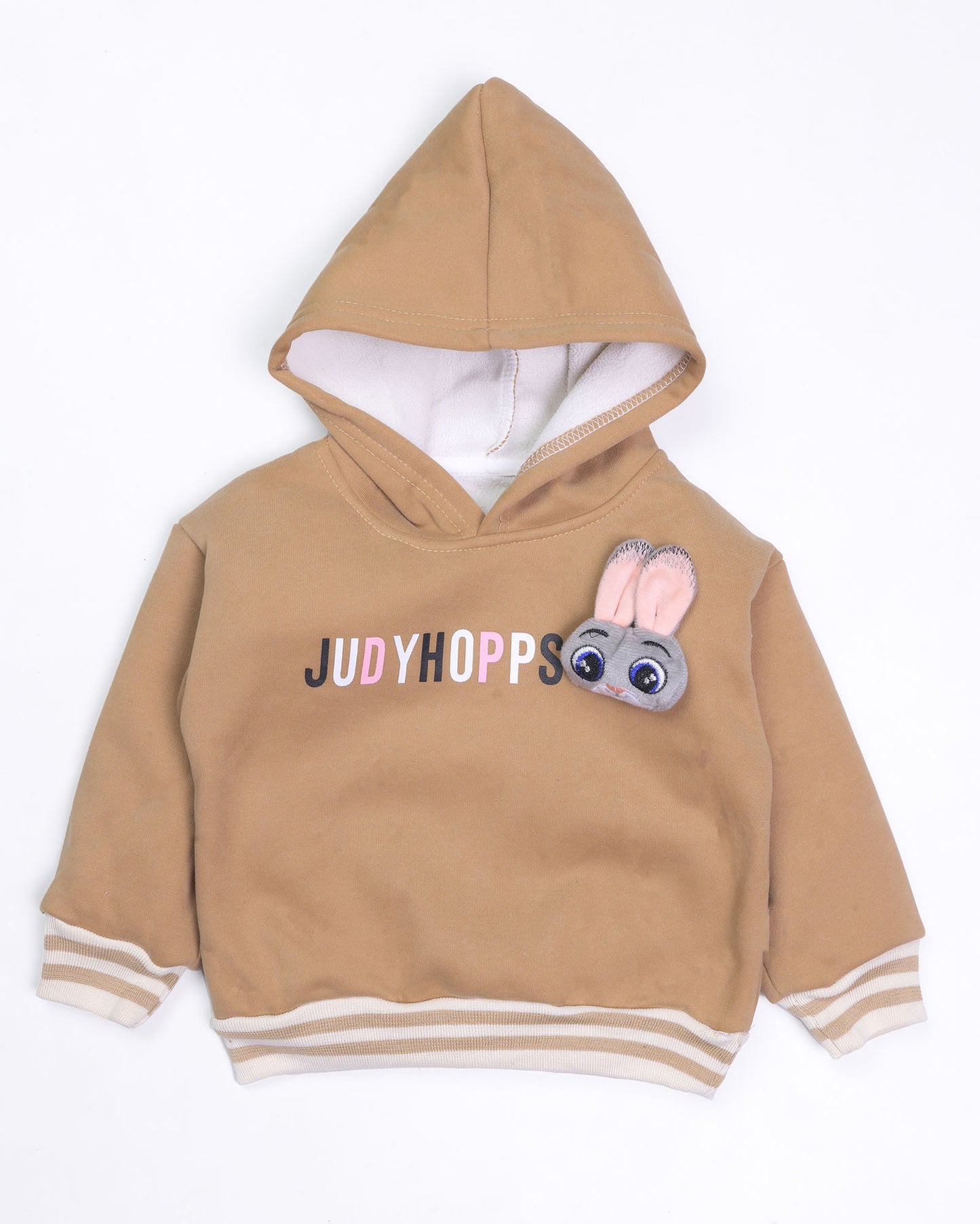 Fleeced Hoodie Co-Ord with Puffer Jacket