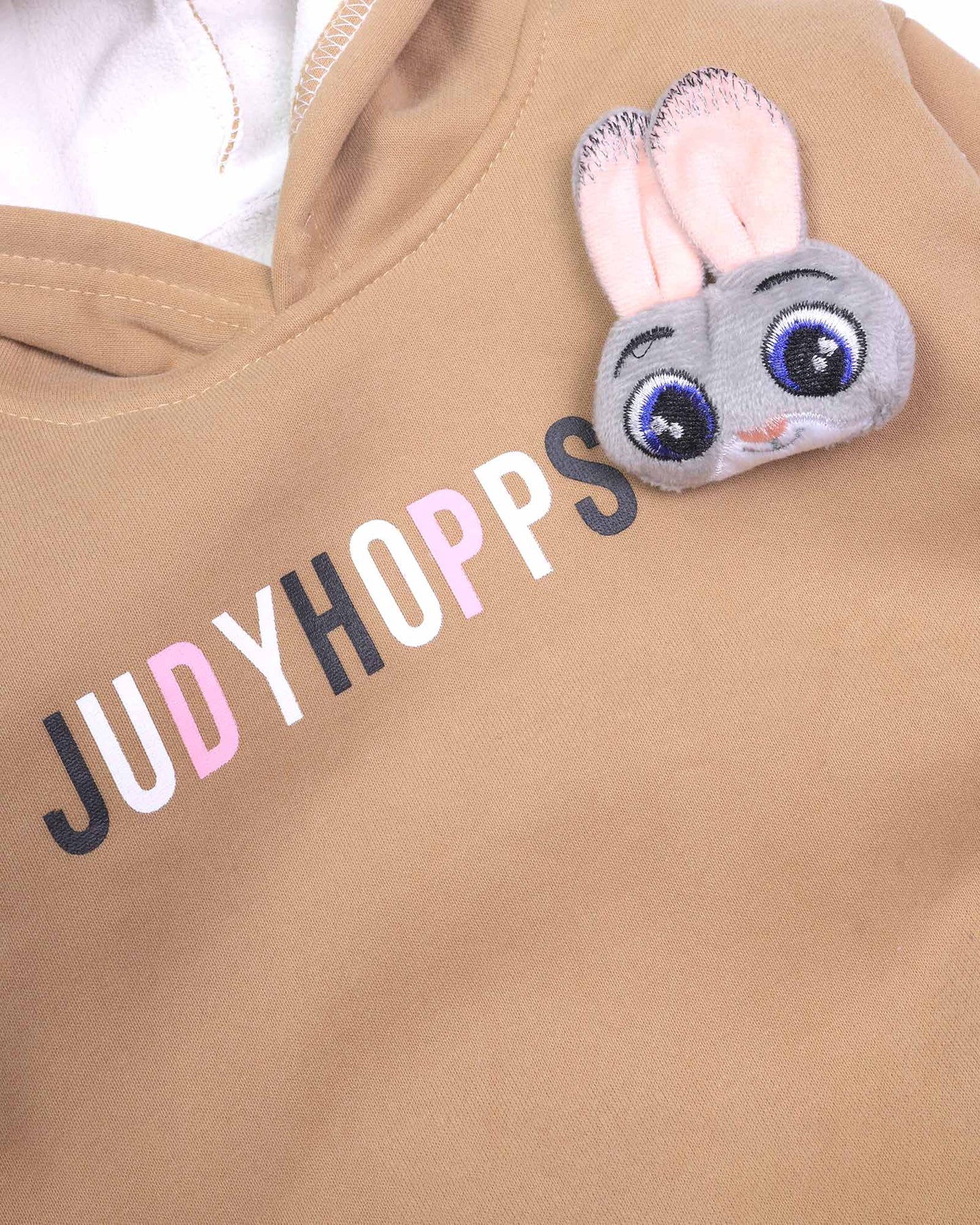 Fleeced Hoodie Co-Ord with Puffer Jacket