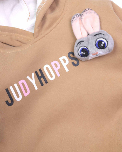 Fleeced Hoodie Co-Ord with Puffer Jacket