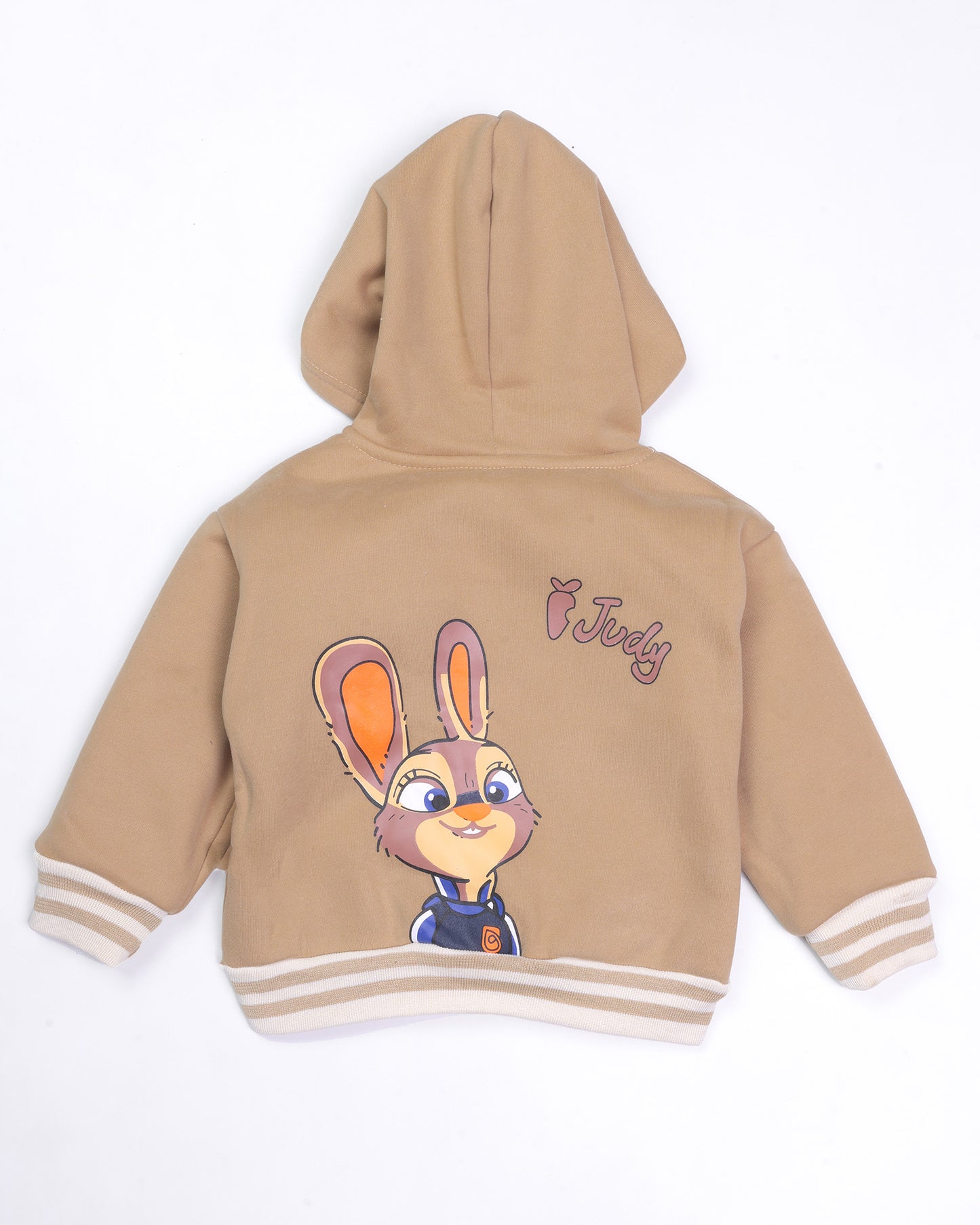 Fleeced Hoodie Co-Ord with Puffer Jacket