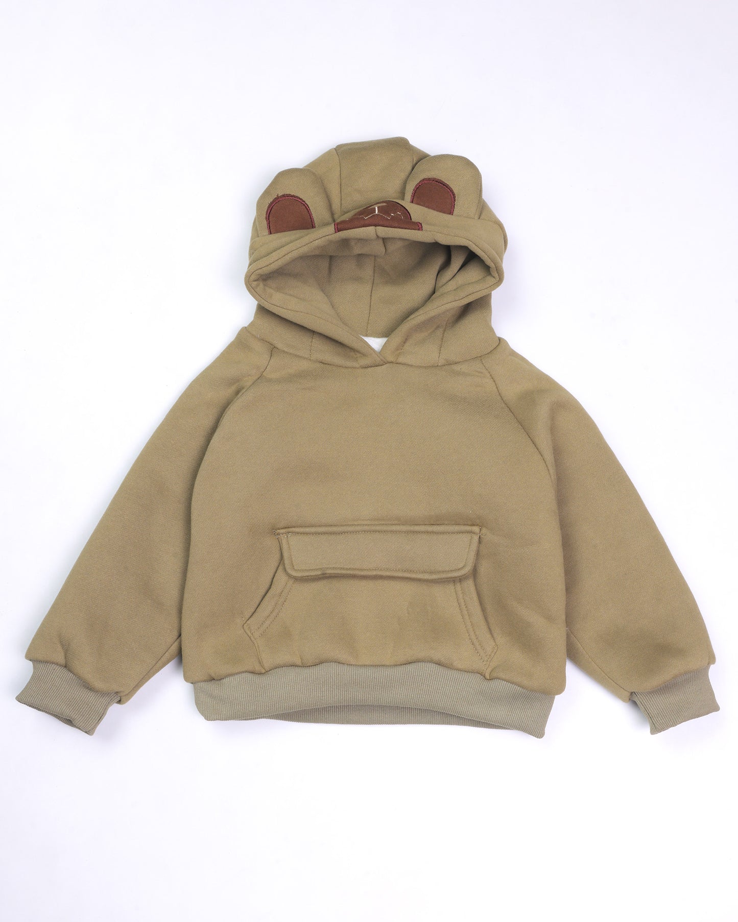 Fleeced Hoodie Co-Ord with Puffer Jacket