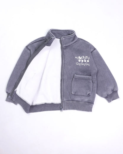 My Dog Printed Fleeced Jacket Co-Ord Set