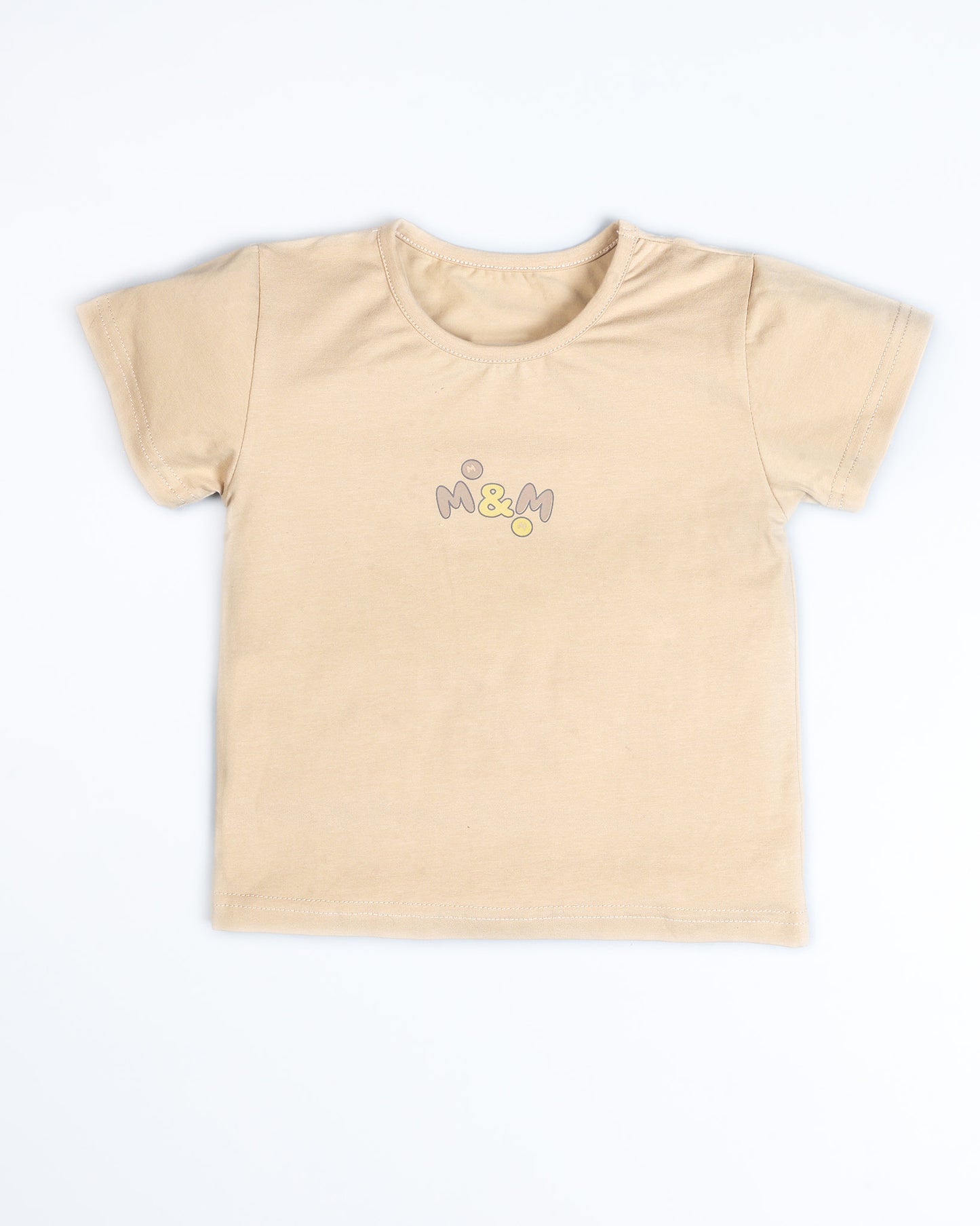 M&M Printed Appliqued Organic Cotton Dungaree Set