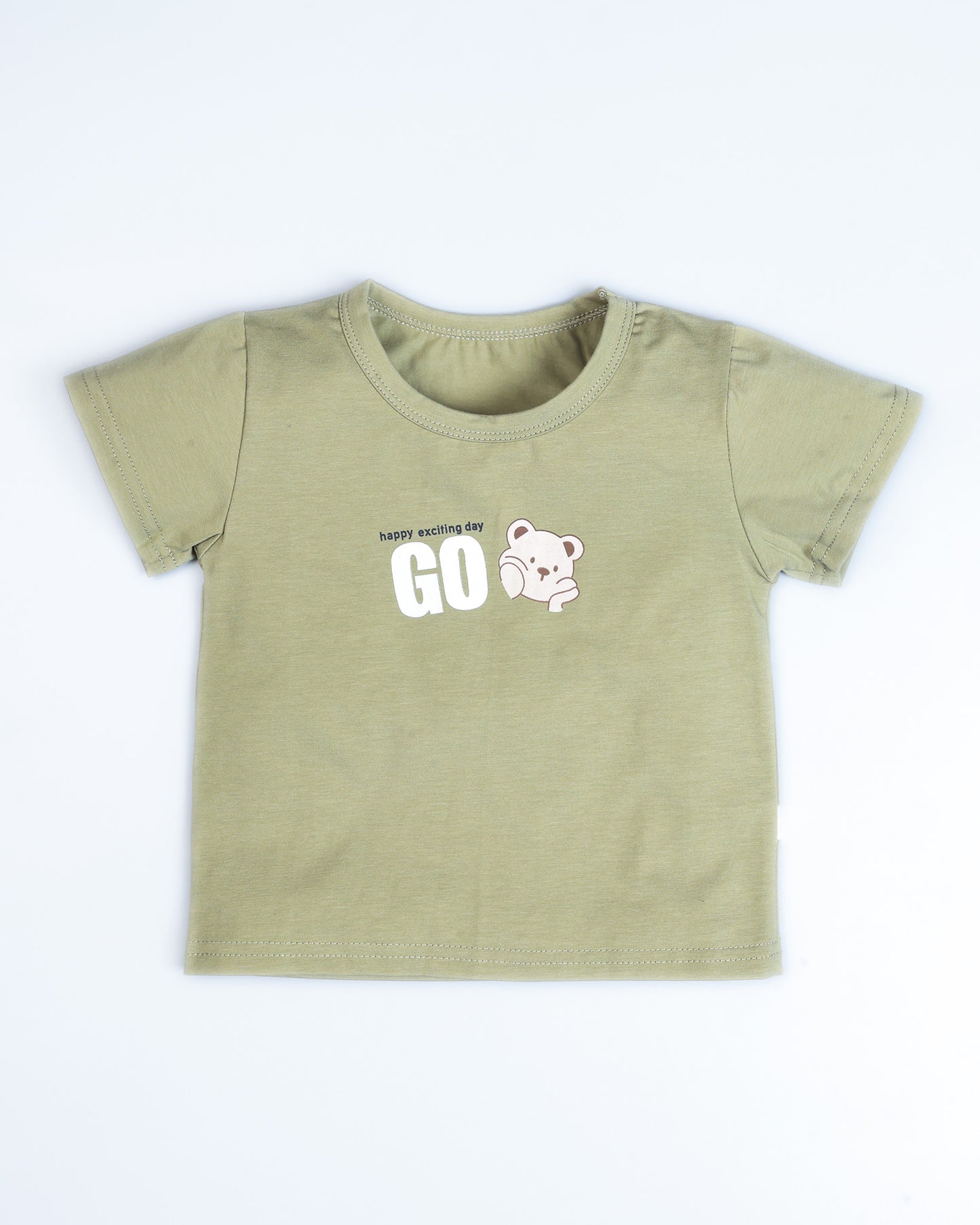 Your Bear Friends Applique Organic Cotton Dungaree Set
