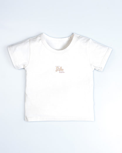 Aged To Bear Printed Appliqued Organic Cotton Dungaree Set