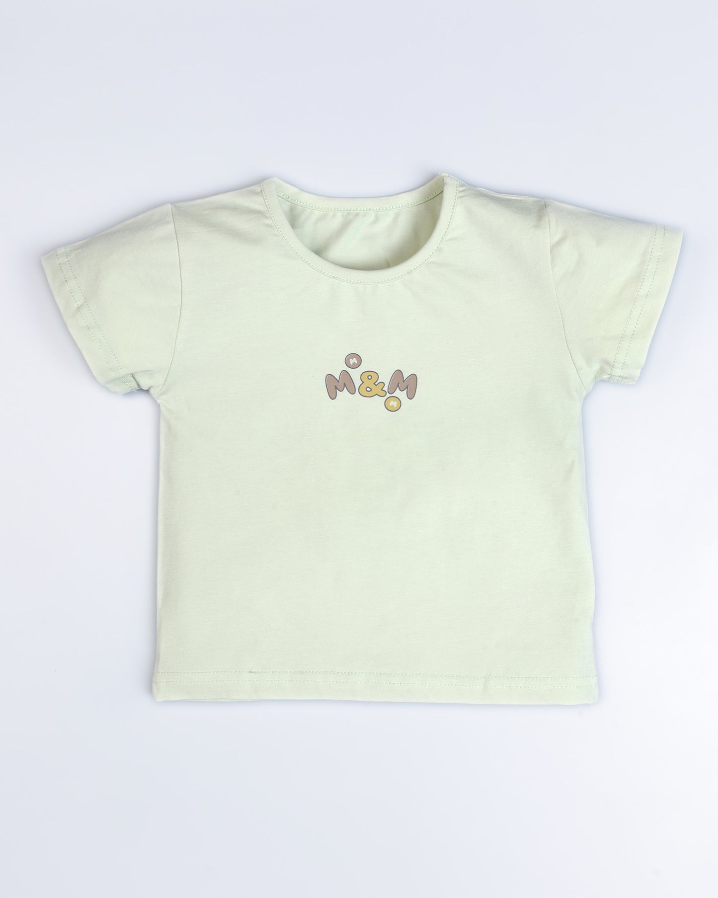 M&M Printed Appliqued Organic Cotton Dungaree Set