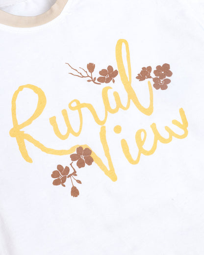 Rural View Printed T-Shirt / Dungaree Set
