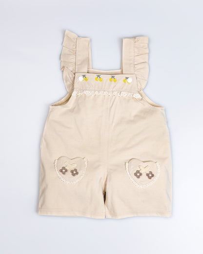 Rural View Printed T-Shirt / Dungaree Set