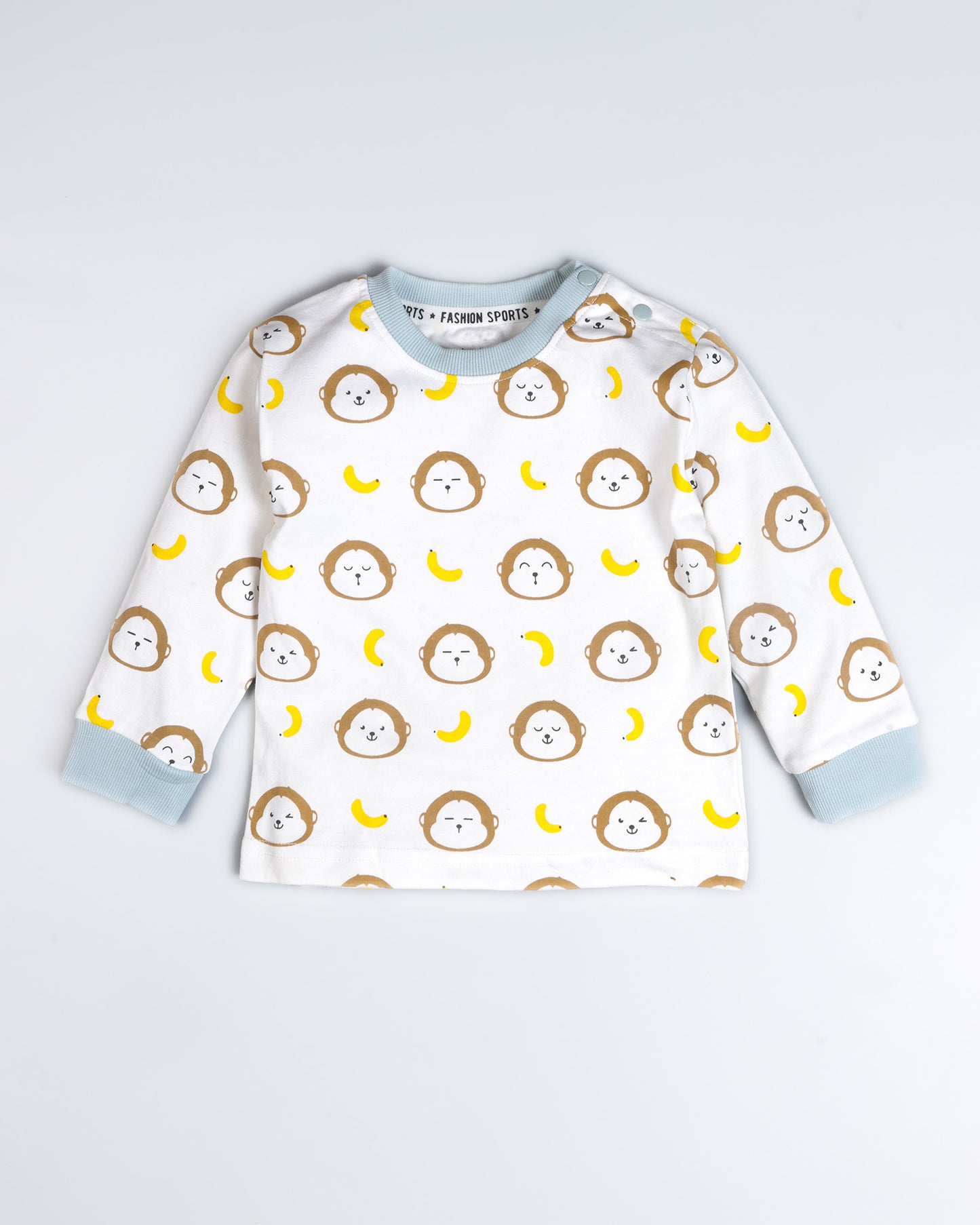 Monkey Banana Appliqued Dungaree Romper