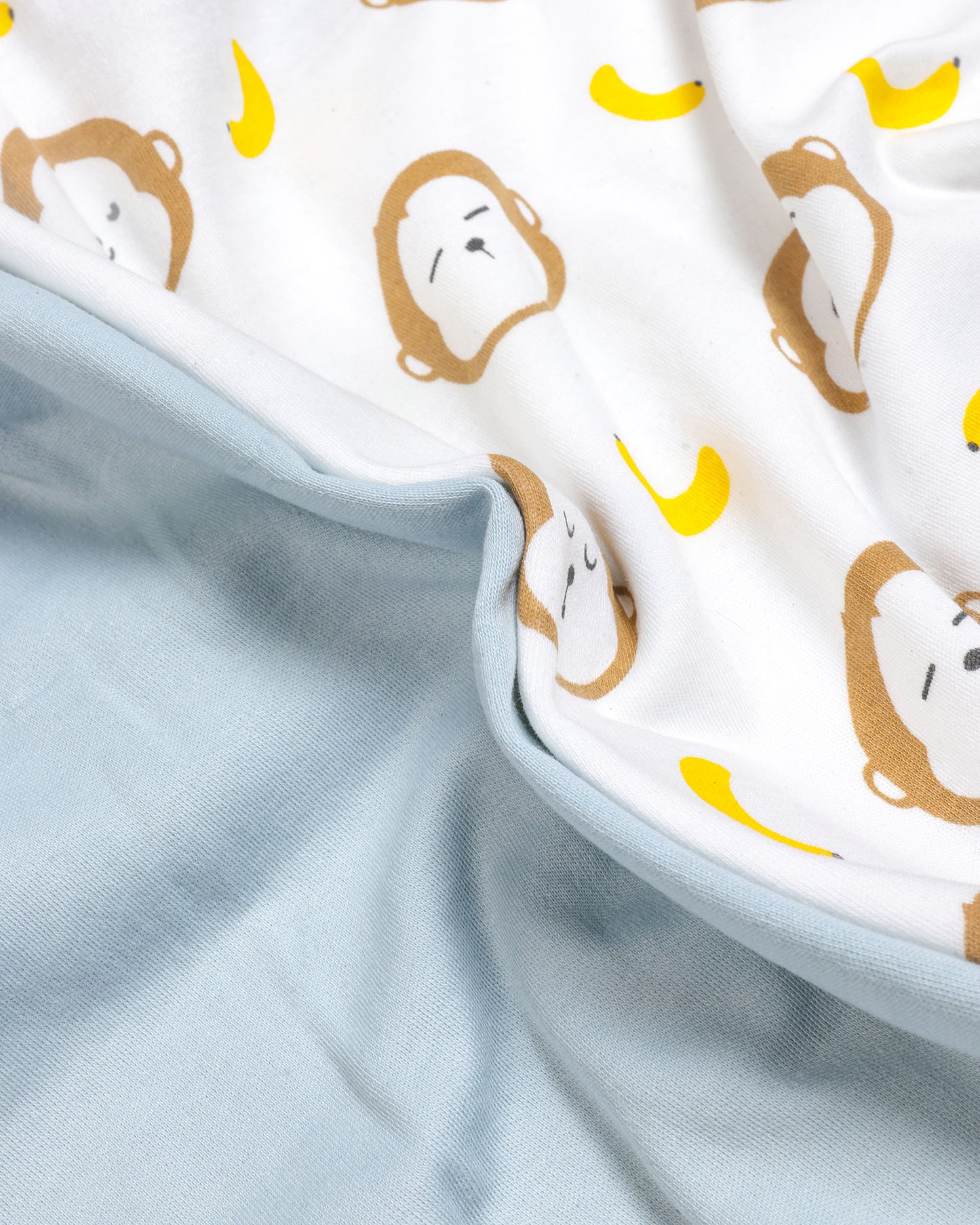 Monkey Banana Appliqued Dungaree Romper