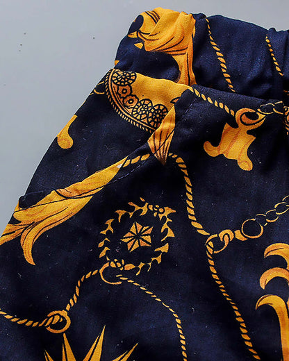 Overall Luxury Print Shirt Co-Ord Set