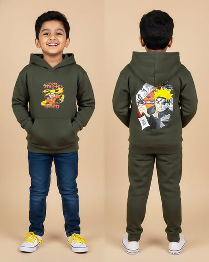 Naruto Printed Fleeced Hoodie