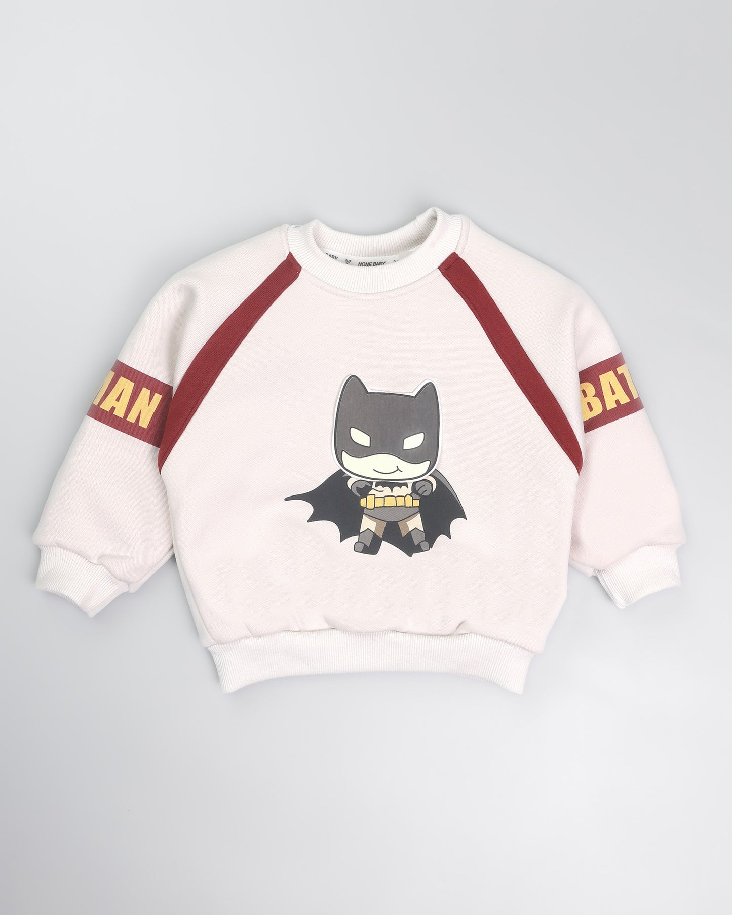 Batman Appliqued Printed Fleeced Co-ord Set