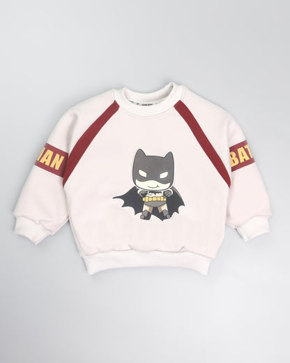 Batman Appliqued Printed Fleeced Co-ord Set