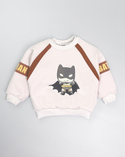 Batman Appliqued Printed Fleeced Co-ord Set