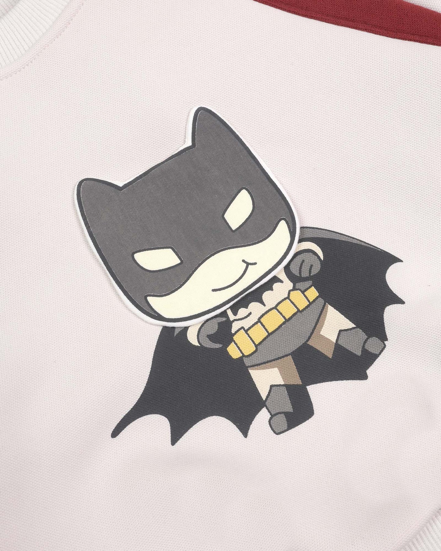 Batman Appliqued Printed Fleeced Co-ord Set