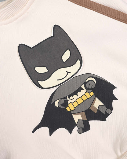 Batman Appliqued Printed Fleeced Co-ord Set