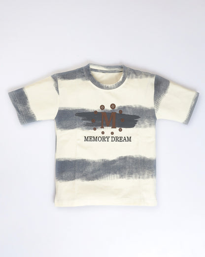 Memory Printed T-Shirt & Shorts Co-ord Set