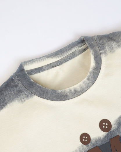 Memory Printed T-Shirt & Shorts Co-ord Set